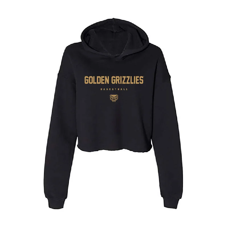Oakland - NCAA Women's Basketball : Madison Skorupski - Women's Crop Fleece Hoodie Hoodie with High Neck Warm Protective Oakland - NCAA Women's Basketball : Madison Skorupski - Women's Crop Fleece Hoodie Hoodie with High Neck Warm Protective