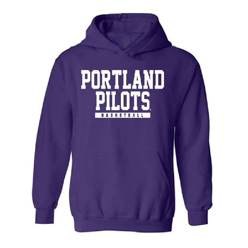 Portland - NCAA Women's Basketball : Dyani Ananiev - Hooded Sweatshirt Hoodie with Drop Shoulder Relaxed Streetwear Portland - NCAA Women's Basketball : Dyani Ananiev - Hooded Sweatshirt Hoodie with Drop Shoulder Relaxed Streetwear