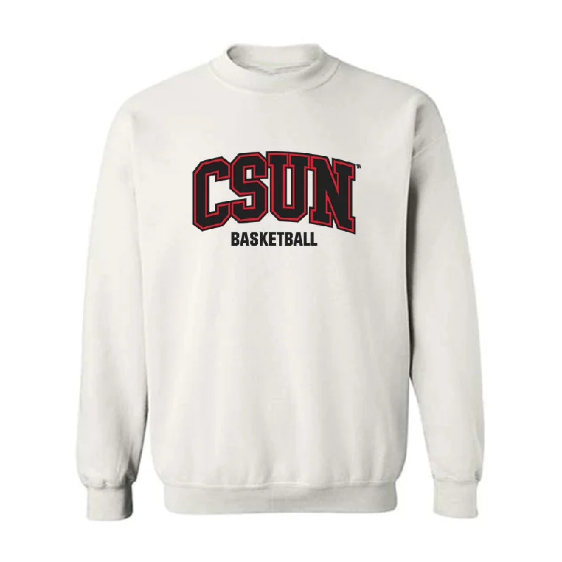 CSUN - NCAA Women's Basketball : Alondra Lizama - Classic Shersey Crewneck Sweatshirt Hoodie with Ribbed Cuffs Snug Fit Comfort CSUN - NCAA Women's Basketball : Alondra Lizama - Classic Shersey Crewneck Sweatshirt Hoodie with Ribbed Cuffs Snug Fit Comfort