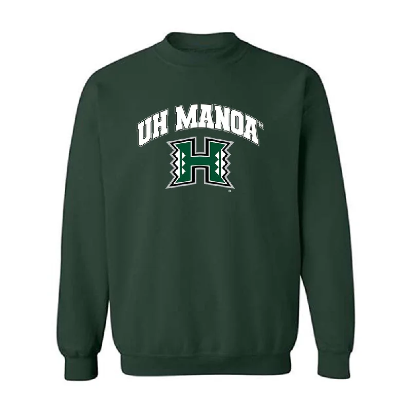 Hawaii - NCAA Women's Basketball : Amelia Uhila - Classic Shersey Crewneck Sweatshirt Hoodie with Cropped Fit Short Trendy