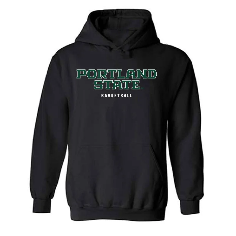 Portland State - NCAA Women's Basketball : Jamia Carter - Classic Shersey Hooded Sweatshirt Hoodie with Tied Waist Feminine Flattering Portland State - NCAA Women's Basketball : Jamia Carter - Classic Shersey Hooded Sweatshirt Hoodie with Tied Waist Feminine Flattering