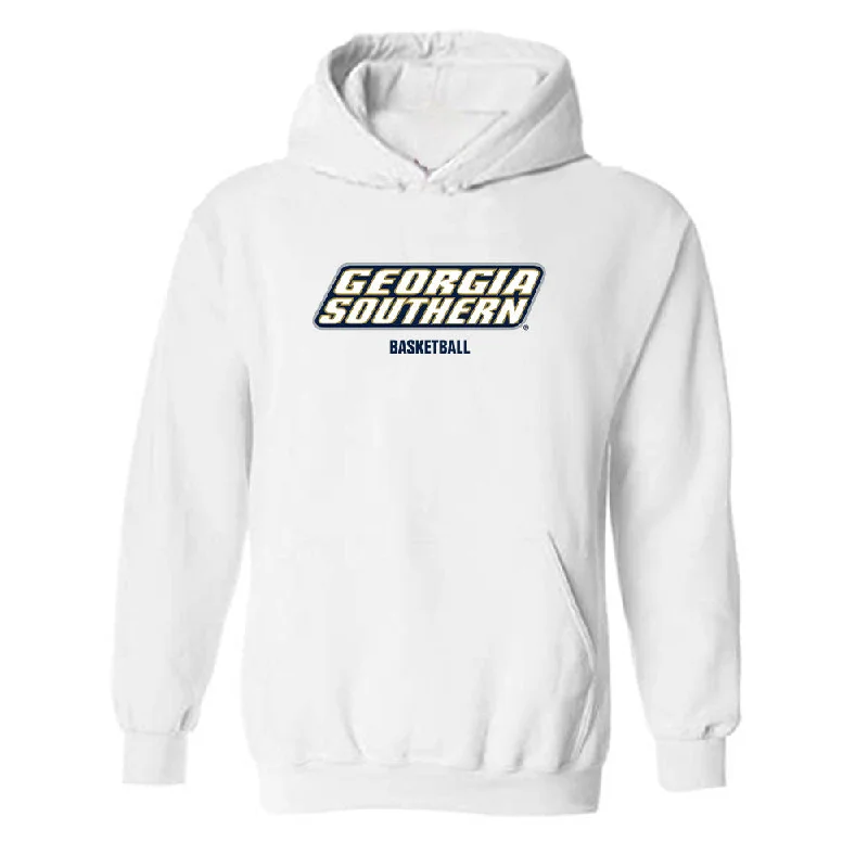 Georgia Southern - NCAA Women's Basketball : McKenna Eddings - Classic Fashion Shersey Hooded Sweatshirt Hoodie with V-Neck Classic Versatile Georgia Southern - NCAA Women's Basketball : McKenna Eddings - Classic Fashion Shersey Hooded Sweatshirt Hoodie with V-Neck Classic Versatile