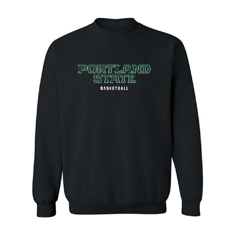 Portland State - NCAA Women's Basketball : Jamia Carter - Classic Shersey Crewneck Sweatshirt Hoodie with Slit Hem Functional Movement Portland State - NCAA Women's Basketball : Jamia Carter - Classic Shersey Crewneck Sweatshirt Hoodie with Slit Hem Functional Movement