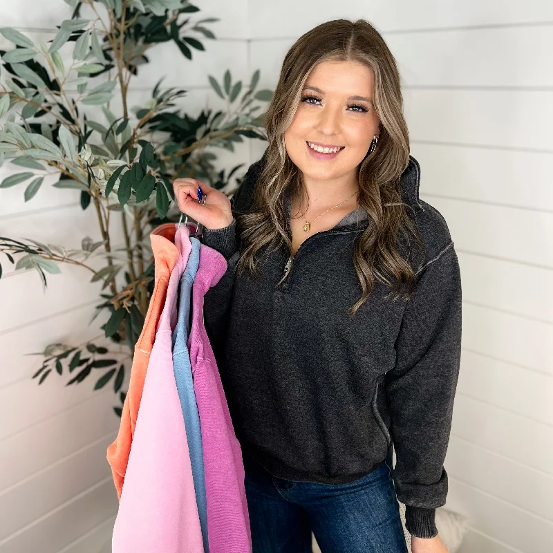 Nothing is the Same Cotton Blend Long Sleeve Avery Mae Quarter Zip Sweatshirt - 5 colors! Hoodie with Rolled Sleeves Casual Relaxed Nothing is the Same Cotton Blend Long Sleeve Avery Mae Quarter Zip Sweatshirt - 5 colors! Hoodie with Rolled Sleeves Casual Relaxed
