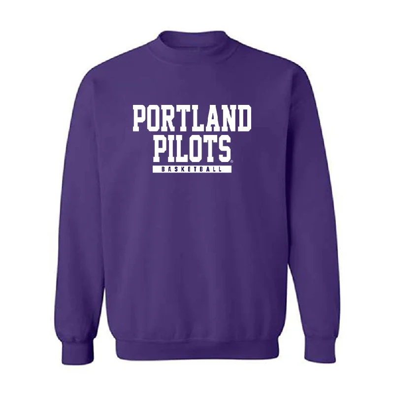 Portland - NCAA Women's Basketball : Dyani Ananiev - Crewneck Sweatshirt Hoodie with Frayed Bohemian Relaxed Portland - NCAA Women's Basketball : Dyani Ananiev - Crewneck Sweatshirt Hoodie with Frayed Bohemian Relaxed