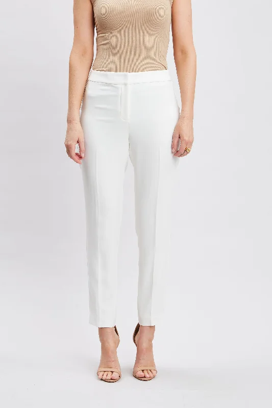 Slim Crepe Inseam Pant Elegant Dress Pants