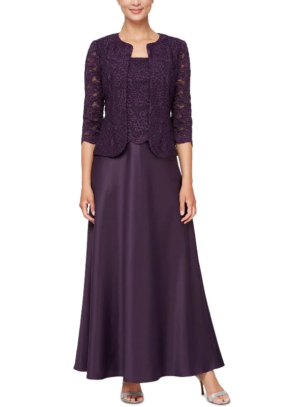 Womens 2 PC Full Length Evening Dress Tunics Bestseller popular
