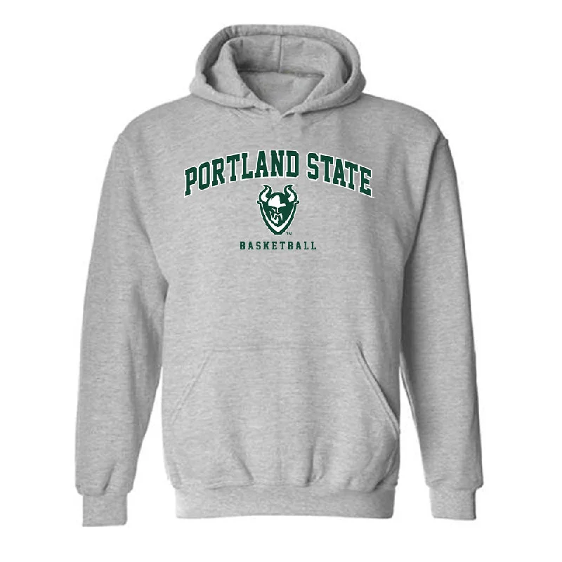 Portland State - NCAA Women's Basketball : Jamia Carter - Classic Shersey Hooded Sweatshirt Hoodie with Hem Detail Decorative Unique Portland State - NCAA Women's Basketball : Jamia Carter - Classic Shersey Hooded Sweatshirt Hoodie with Hem Detail Decorative Unique
