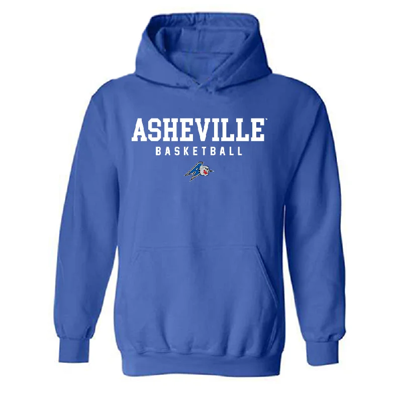 UNC Asheville - NCAA Women's Basketball : Alana Swift - Classic Shersey Hooded Sweatshirt Hoodie with Elastic Cuffs Stretchable Comfortable UNC Asheville - NCAA Women's Basketball : Alana Swift - Classic Shersey Hooded Sweatshirt Hoodie with Elastic Cuffs Stretchable Comfortable