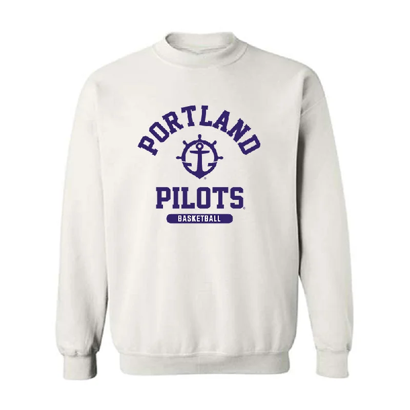 Portland - NCAA Women's Basketball : Dyani Ananiev - Crewneck Sweatshirt Hoodie with Set-In Sleeves Structured Classic Portland - NCAA Women's Basketball : Dyani Ananiev - Crewneck Sweatshirt Hoodie with Set-In Sleeves Structured Classic