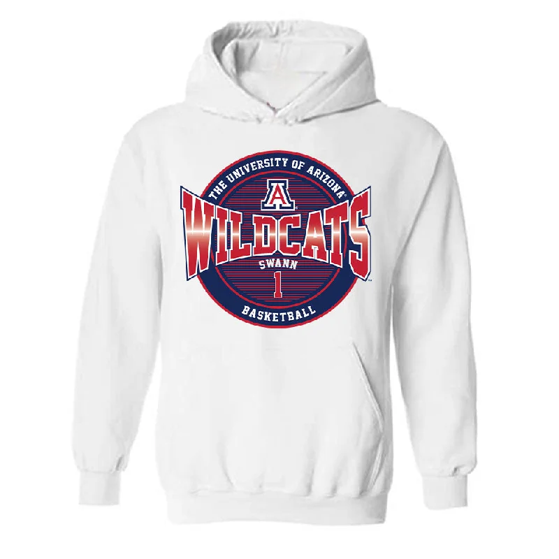 Arizona - NCAA Women's Basketball : Lauryn Swann - Classic Fashion Shersey Hooded Sweatshirt Hoodie with Pattern Geometric Abstract Arizona - NCAA Women's Basketball : Lauryn Swann - Classic Fashion Shersey Hooded Sweatshirt Hoodie with Pattern Geometric Abstract