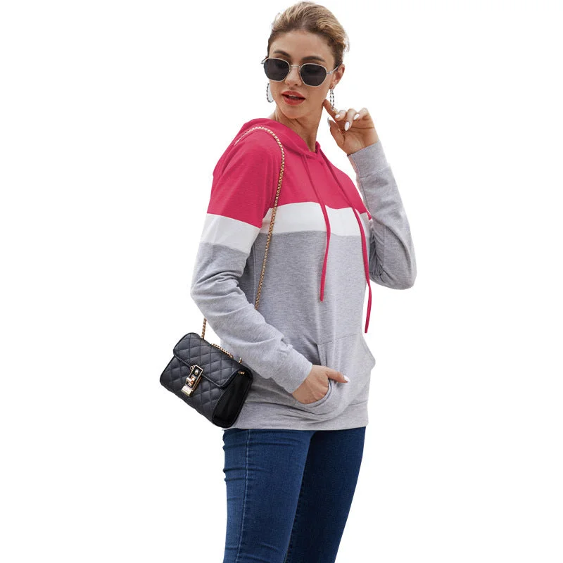 Fall Women Top Hoodies Hoodie with Hood Adjustable Protection