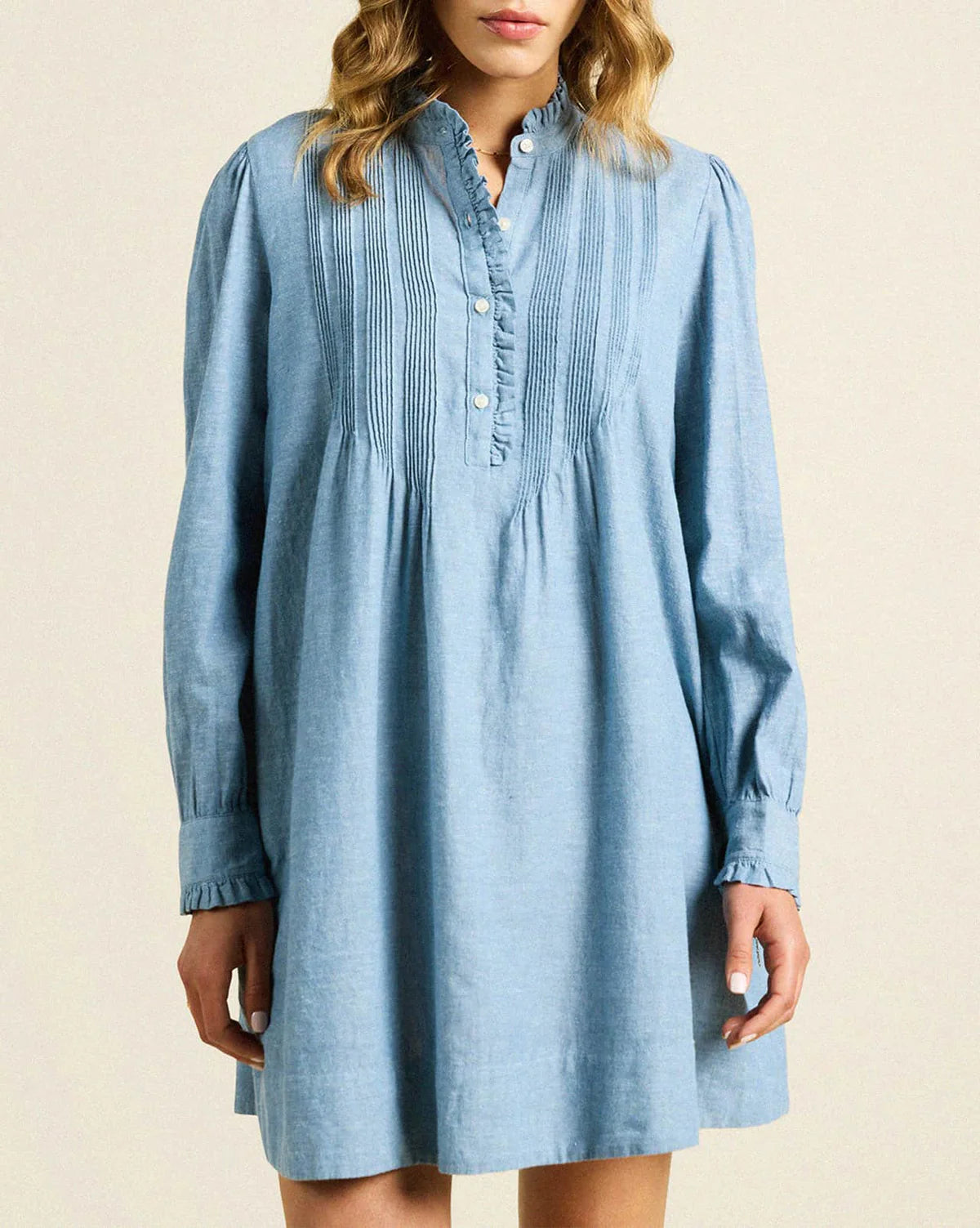 Eve Shift Dress ~ Vintage Indigo Boat Neckline Classic