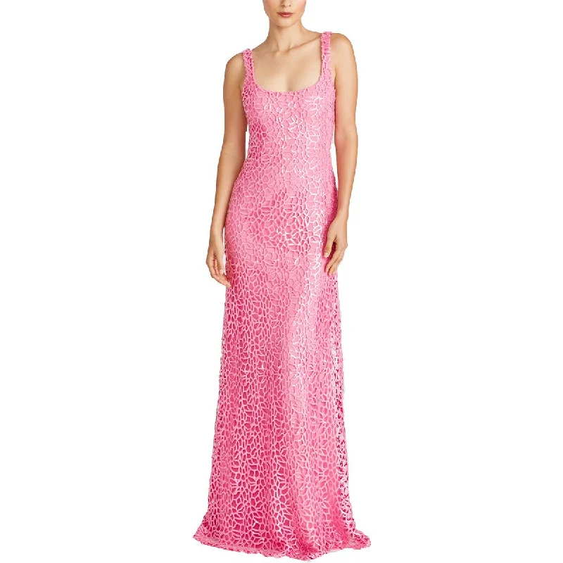 Womens Sequined Full Length Evening Dress Tunics Luxurious premium