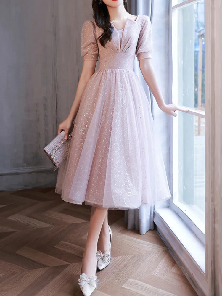 Pink medium and long