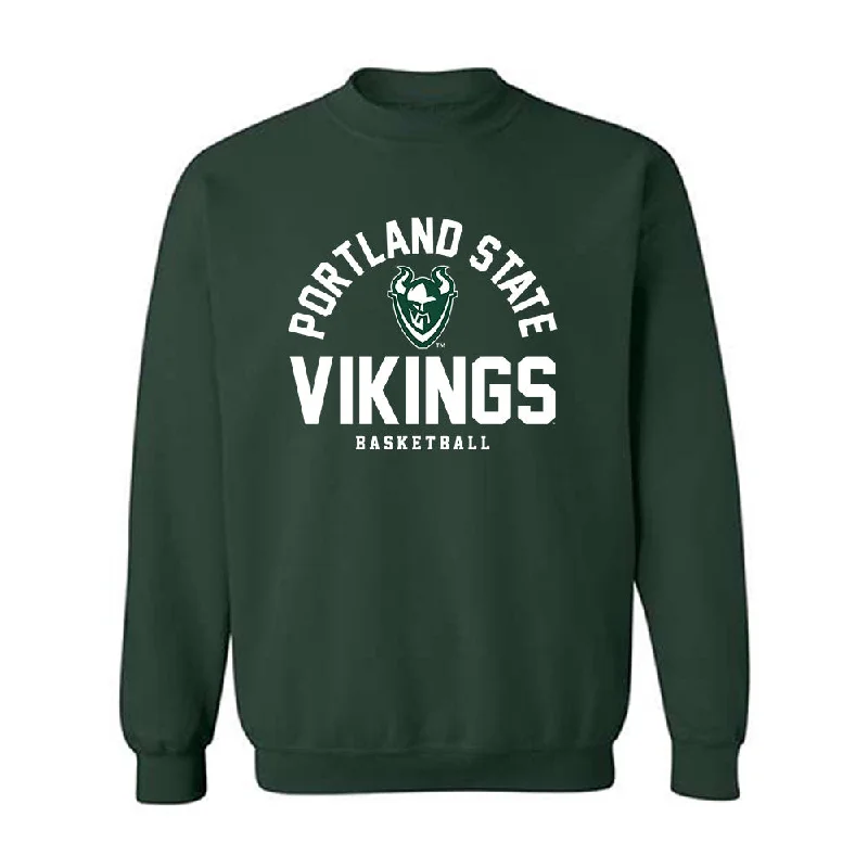Portland State - NCAA Women's Basketball : Jamia Carter - Classic Shersey Crewneck Sweatshirt Hoodie with Half-Zip Sporty Casual Portland State - NCAA Women's Basketball : Jamia Carter - Classic Shersey Crewneck Sweatshirt Hoodie with Half-Zip Sporty Casual