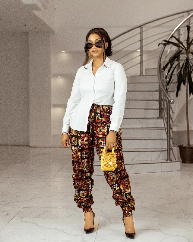Zion Pants Formal Linen Trousers