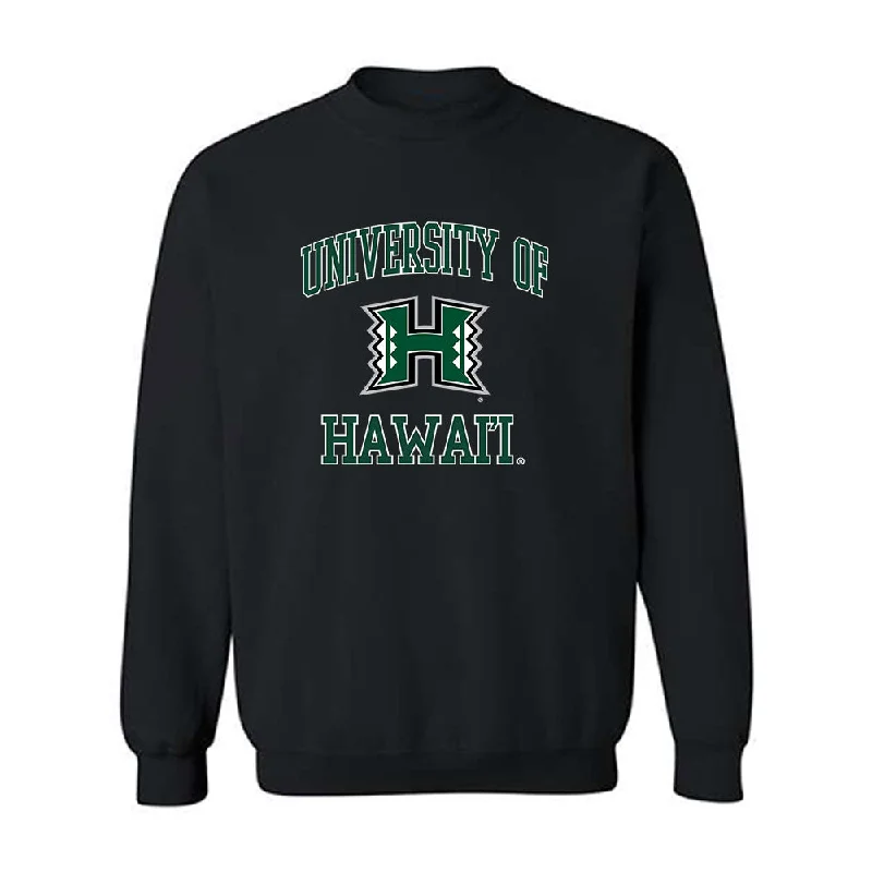 Hawaii - NCAA Women's Basketball : Amelia Uhila - Classic Shersey Crewneck Sweatshirt Hoodie with Monochrome Minimalist Simple Hawaii - NCAA Women's Basketball : Amelia Uhila - Classic Shersey Crewneck Sweatshirt Hoodie with Monochrome Minimalist Simple