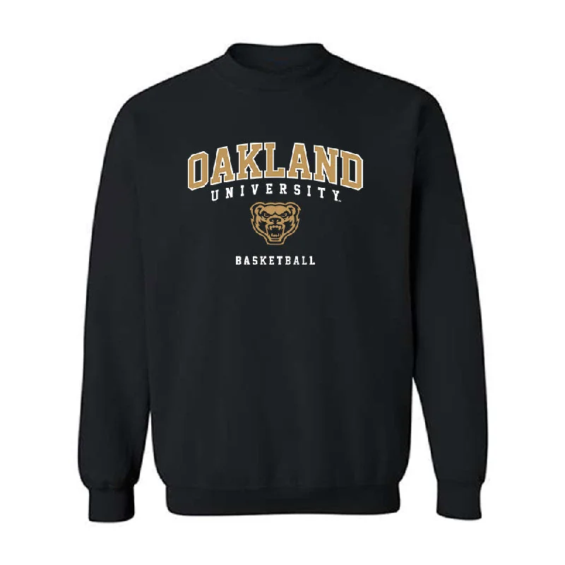 Oakland - NCAA Women's Basketball : Madison Skorupski - Classic Shersey Crewneck Sweatshirt Hoodie with Mock Neck Collared Structured Oakland - NCAA Women's Basketball : Madison Skorupski - Classic Shersey Crewneck Sweatshirt Hoodie with Mock Neck Collared Structured