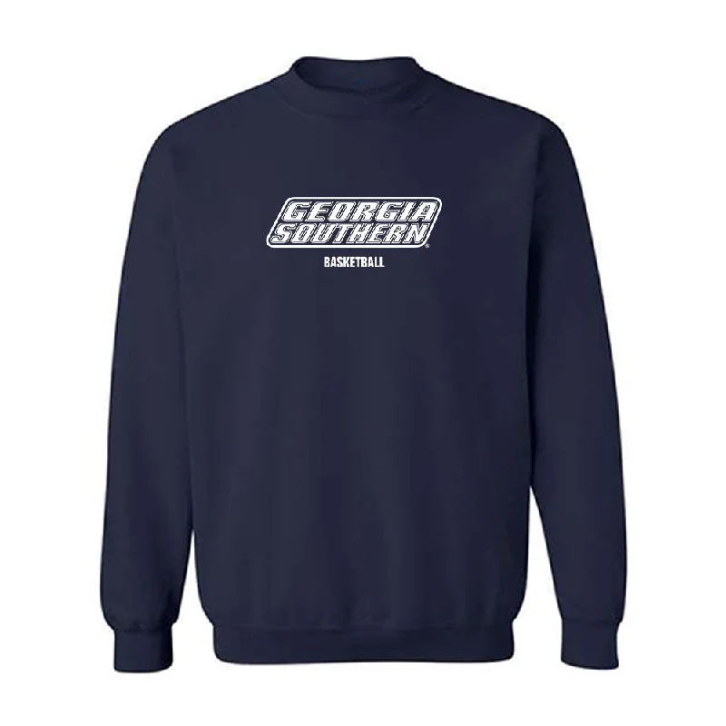 Georgia Southern - NCAA Women's Basketball : McKenna Eddings - Classic Fashion Shersey Crewneck Sweatshirt Hoodie with Mock Neck Collared Structured Georgia Southern - NCAA Women's Basketball : McKenna Eddings - Classic Fashion Shersey Crewneck Sweatshirt Hoodie with Mock Neck Collared Structured