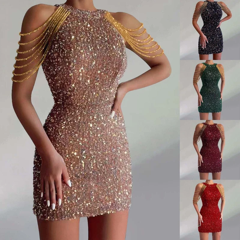 Cinessd Elegant Crystal Fringe Off Shoulder Bodycon Dress For Women Sexy Sequin Evening Vestidos Prom Gown Wedding Party Dresses платье fairycore Tunics Chic fashionable Cinessd Elegant Crystal Fringe Off Shoulder Bodycon Dress For Women Sexy Sequin Evening Vestidos Prom Gown Wedding Party Dresses платье fairycore Tunics Chic fashionable