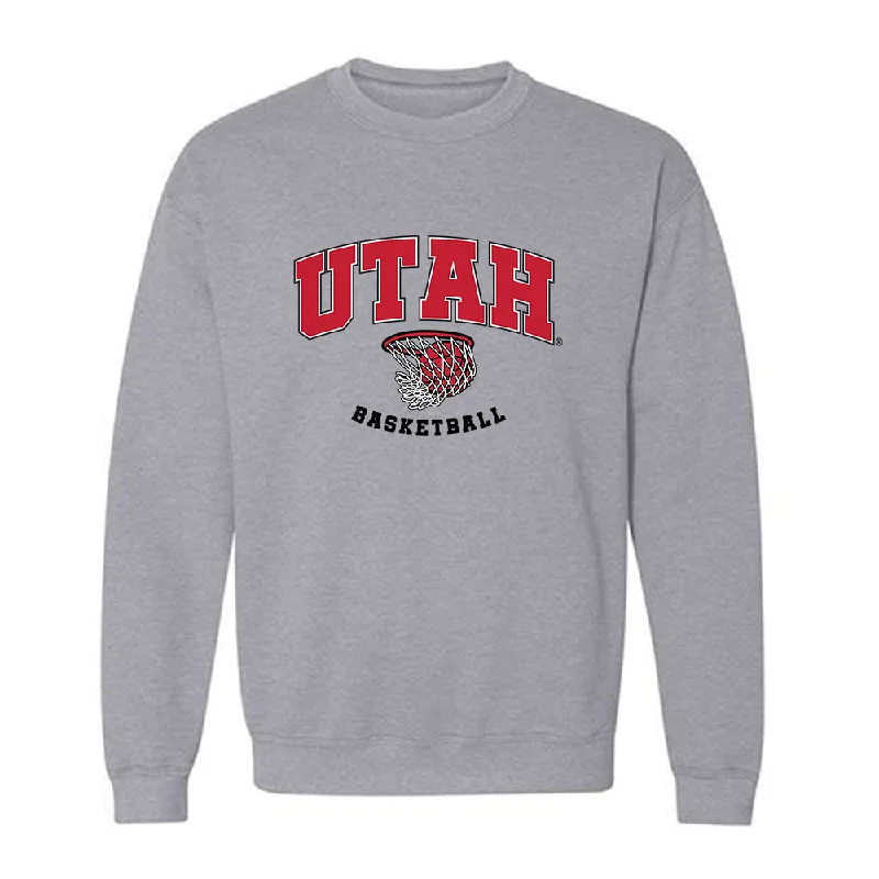 Utah - NCAA Women's Basketball : Ines Vieira - Generic Sports Crewneck Sweatshirt Hoodie with Hem Embroidery Detailed Premium Utah - NCAA Women's Basketball : Ines Vieira - Generic Sports Crewneck Sweatshirt Hoodie with Hem Embroidery Detailed Premium
