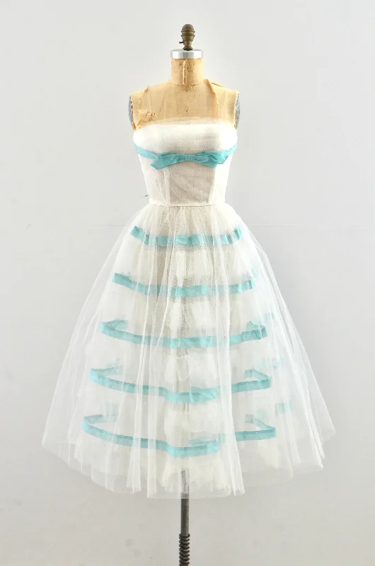 Vintage 1950's Lorie Deb Strapless Party Dress Tunics Brand named