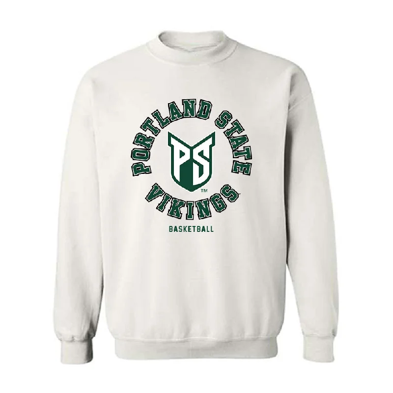 Portland State - NCAA Women's Basketball : Jamia Carter - Classic Shersey Crewneck Sweatshirt Hoodie with Side Slits Relaxed Casual Portland State - NCAA Women's Basketball : Jamia Carter - Classic Shersey Crewneck Sweatshirt Hoodie with Side Slits Relaxed Casual