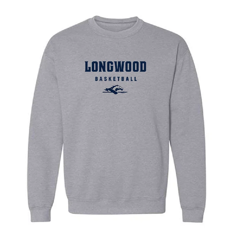 Longwood - NCAA Women's Basketball : Kiki McIntyre - Classic Shersey Crewneck Sweatshirt Hoodie with Raw Hem Edgy Unfinished Longwood - NCAA Women's Basketball : Kiki McIntyre - Classic Shersey Crewneck Sweatshirt Hoodie with Raw Hem Edgy Unfinished