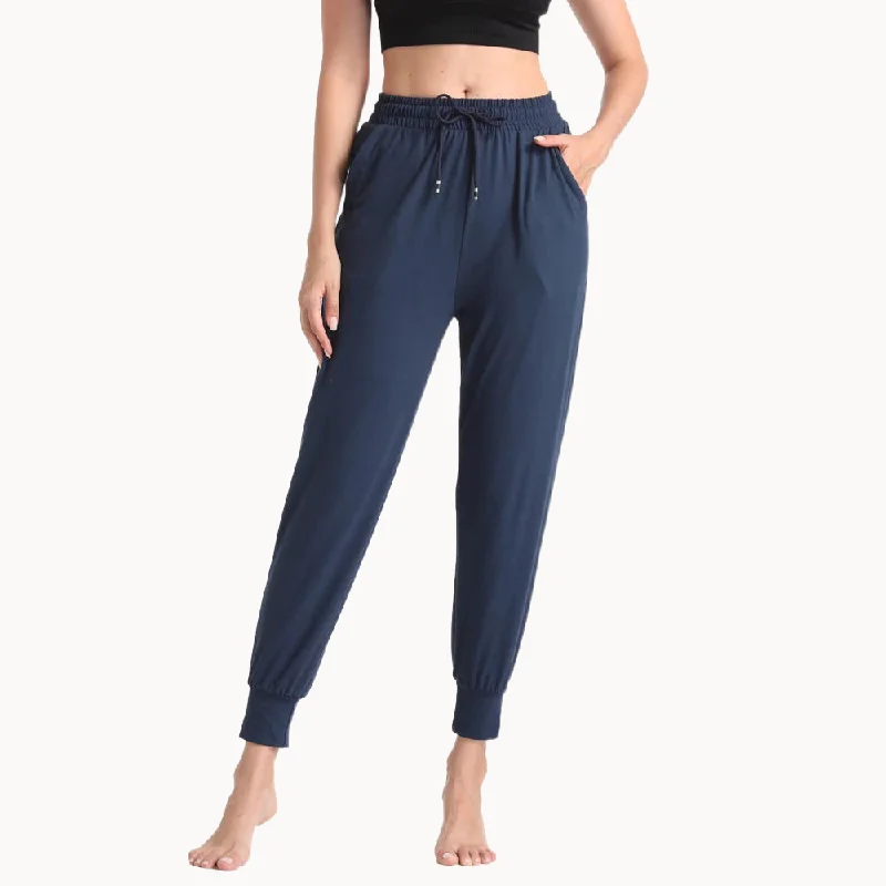 Agave Fields Sports Viscose Womens Activewear Pants Fashionable Button-Up Pants