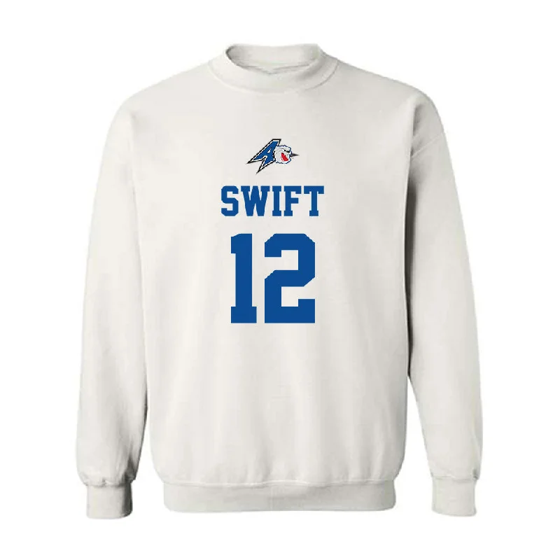 UNC Asheville - NCAA Women's Basketball : Alana Swift - Classic Shersey Crewneck Sweatshirt Hoodie with Relaxed Fit Easy Casual UNC Asheville - NCAA Women's Basketball : Alana Swift - Classic Shersey Crewneck Sweatshirt Hoodie with Relaxed Fit Easy Casual
