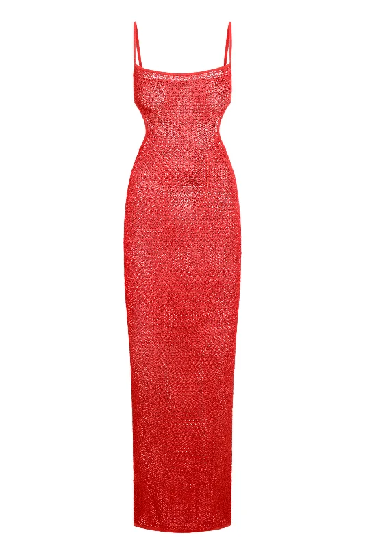 Marrakesh Dress - Strawberry Lace Crochet Tunics Occasion special
