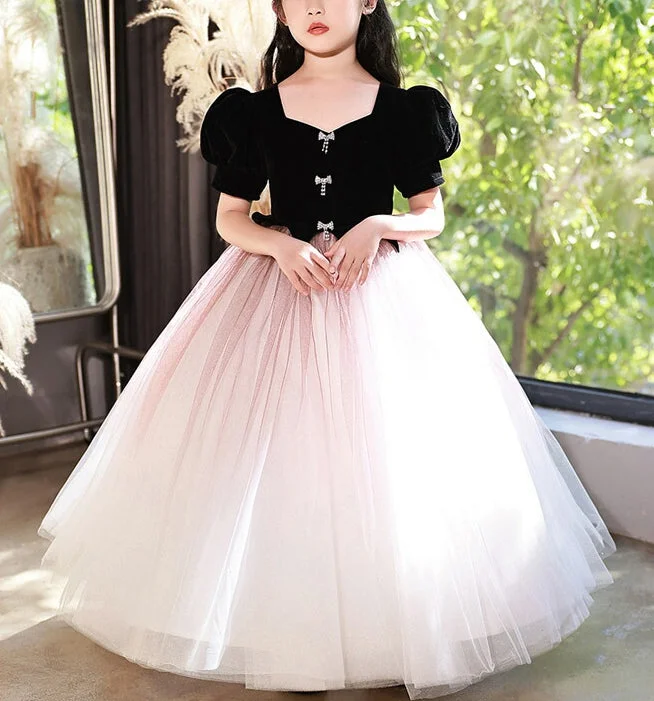 A-Line/Princess V-Neck Short Sleeves Floor Length Girl Party Dress with Crystals Tunics Sophisticated sleek A-Line/Princess V-Neck Short Sleeves Floor Length Girl Party Dress with Crystals Tunics Sophisticated sleek