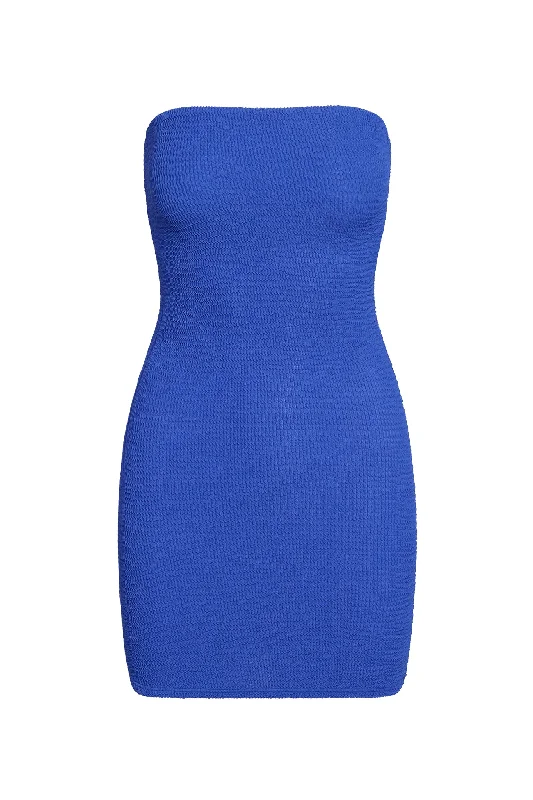 Bimini Dress - Cobalt Crinkle Tunics Leisure comfortable