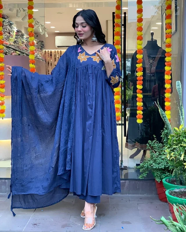 *BEAUTIFUL COTTON KURTIWITH PANT. FRONT EMBROIDERY WORK ON KURTI YOKE AND SLEEVES. Trendy Work Pants *BEAUTIFUL COTTON KURTIWITH PANT. FRONT EMBROIDERY WORK ON KURTI YOKE AND SLEEVES. Trendy Work Pants