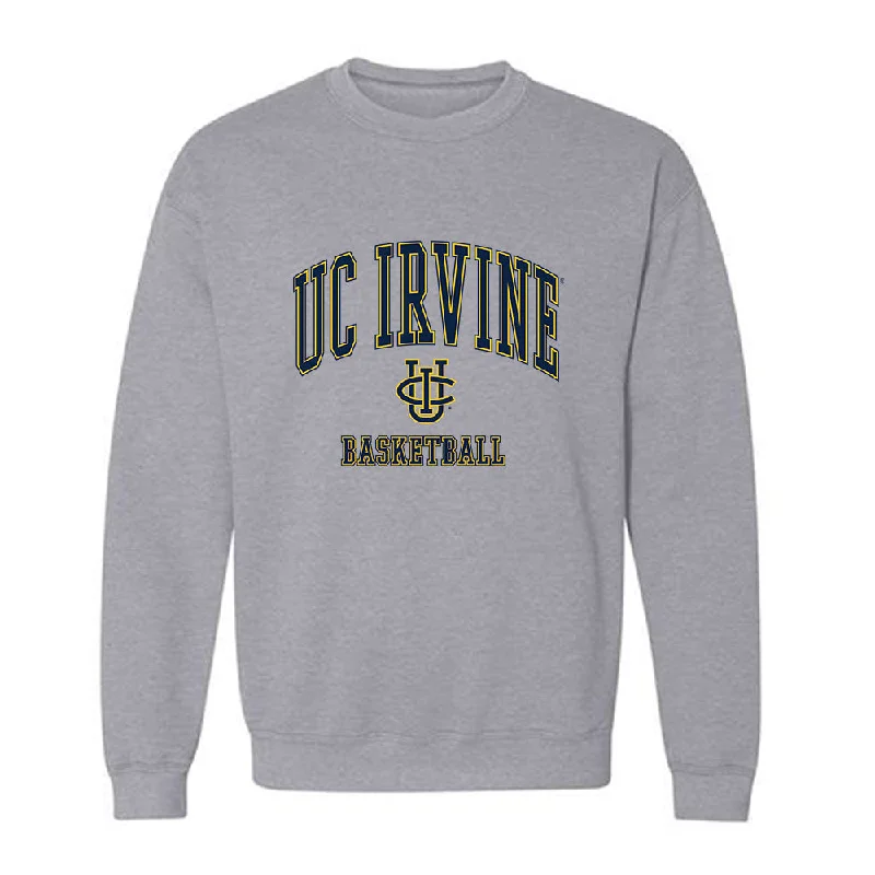 UCI - NCAA Women's Basketball : Summah Hanson - Classic Shersey Crewneck Sweatshirt Hoodie with Button Placket Classic Preppy UCI - NCAA Women's Basketball : Summah Hanson - Classic Shersey Crewneck Sweatshirt Hoodie with Button Placket Classic Preppy