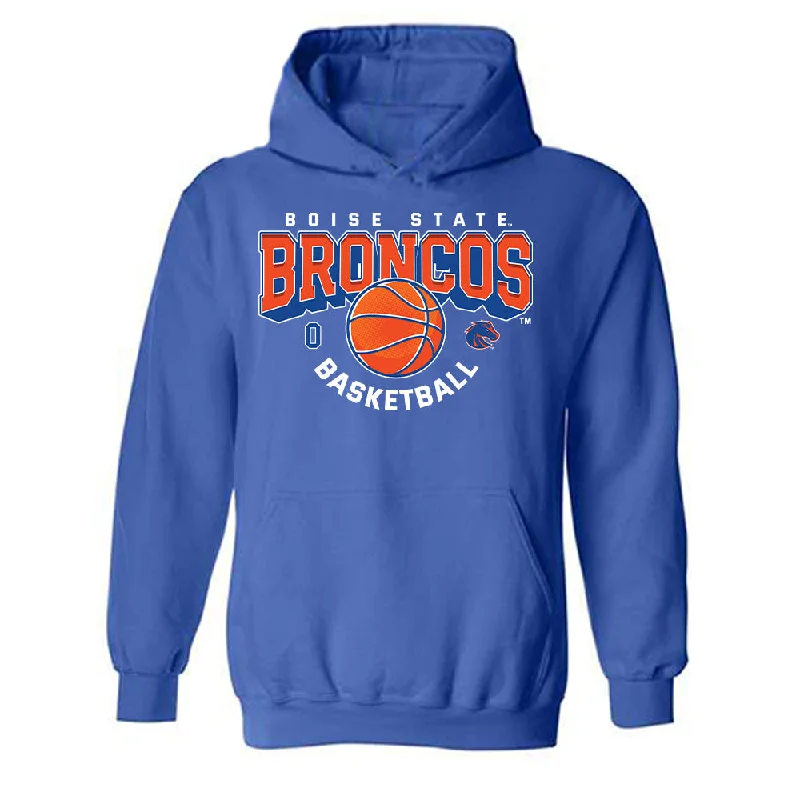 Boise State - NCAA Women's Basketball : Tatum Thompson - Sport Shersey Hooded Sweatshirt Hoodie with Front Slit Layering Stylish Boise State - NCAA Women's Basketball : Tatum Thompson - Sport Shersey Hooded Sweatshirt Hoodie with Front Slit Layering Stylish