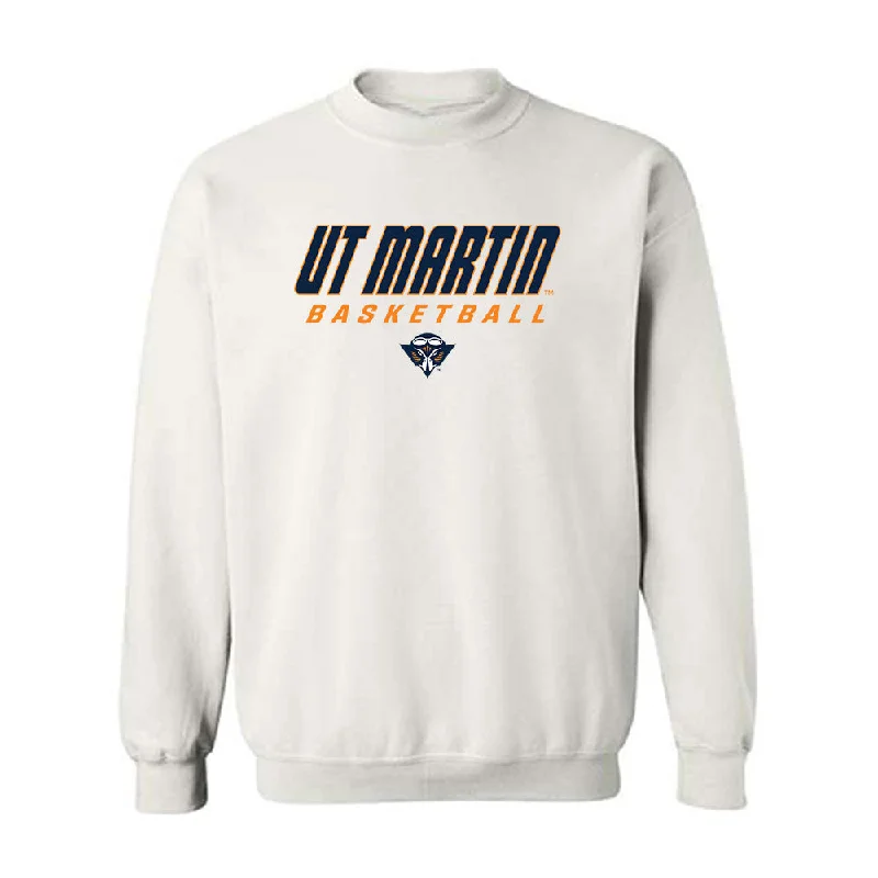 UT Martin - NCAA Women's Basketball : Abby Stephens - Classic Shersey Crewneck Sweatshirt Hoodie with Zipper Placket Modern Functional UT Martin - NCAA Women's Basketball : Abby Stephens - Classic Shersey Crewneck Sweatshirt Hoodie with Zipper Placket Modern Functional
