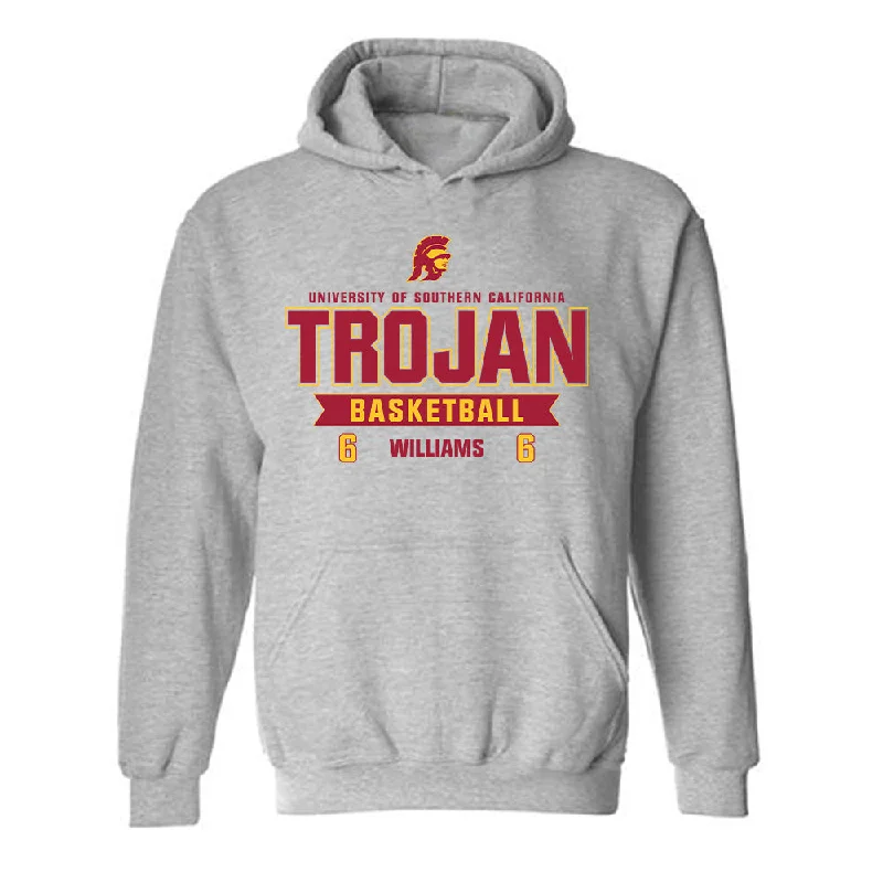 USC - NCAA Women's Basketball : Laura Williams - Classic Fashion Shersey Hooded Sweatshirt Hoodie Dress Longline Feminine USC - NCAA Women's Basketball : Laura Williams - Classic Fashion Shersey Hooded Sweatshirt Hoodie Dress Longline Feminine