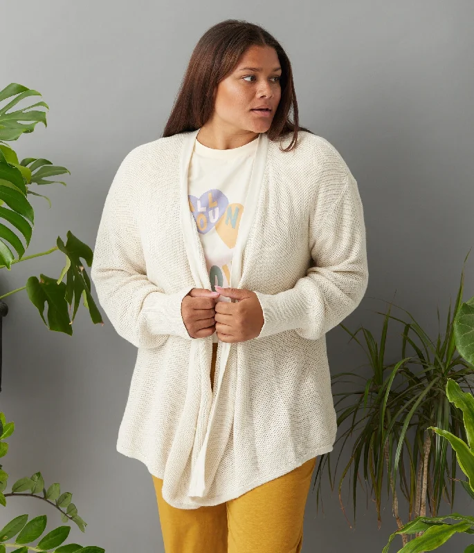 Wisteria Sweater - Stone Iron Safe Non-Iron Wrinkle Free