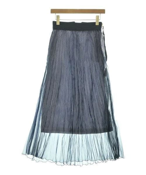 CLEANA Knee length skirts wool skirt sturdy