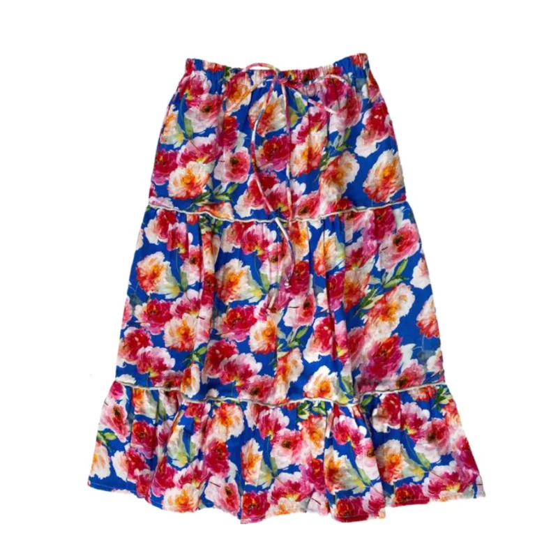 Bella & Lace Chelsea Skirt - Grans Garden chiffon skirt lightweight