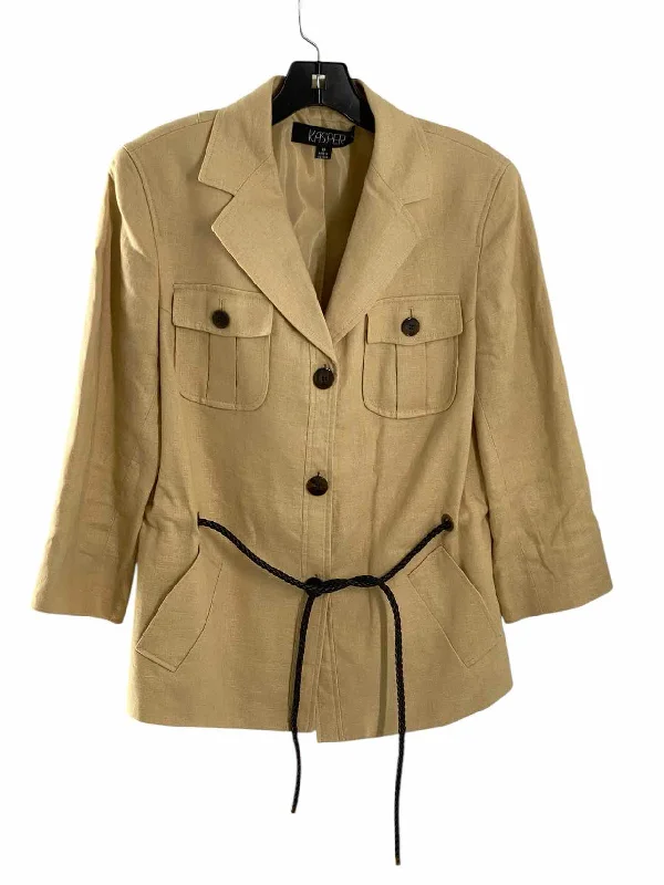 Kasper Size 10 Beige Jacket Elasticated Jacket Padded Jacket Insulated Jacket