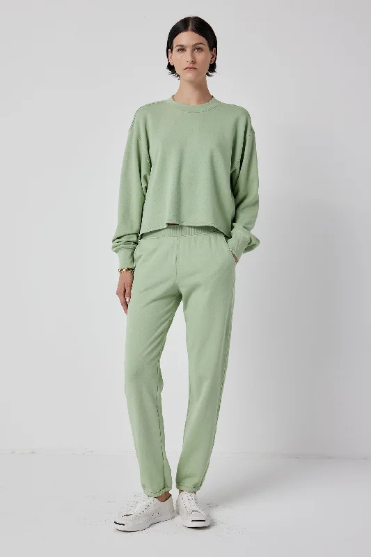 Malibu | Organic Fleece Sweater Sequined Glittery Shiny