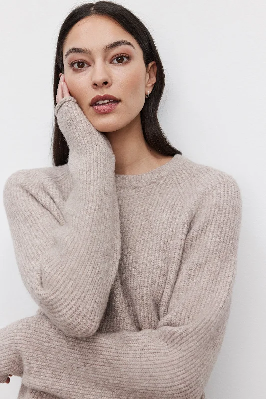 Gigi | Cozy Knits Sweater Glossy Satin Silk