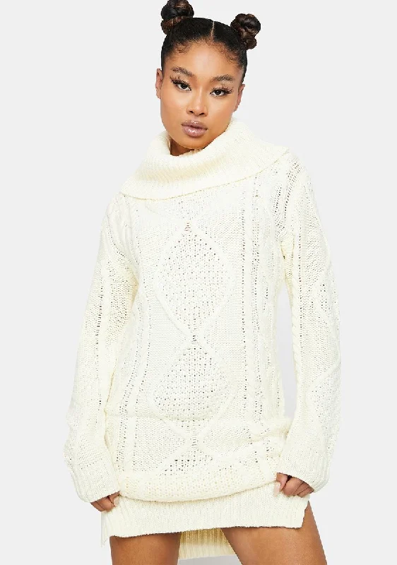 Snow Frolic Sweater Dress Casual Formal Business