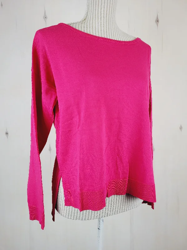 STRETCH PINK SWEATER LADIES APPROX MEDIUM PRE-LOVED Layered Multi-layer Single Layer STRETCH PINK SWEATER LADIES APPROX MEDIUM PRE-LOVED Layered Multi-layer Single Layer
