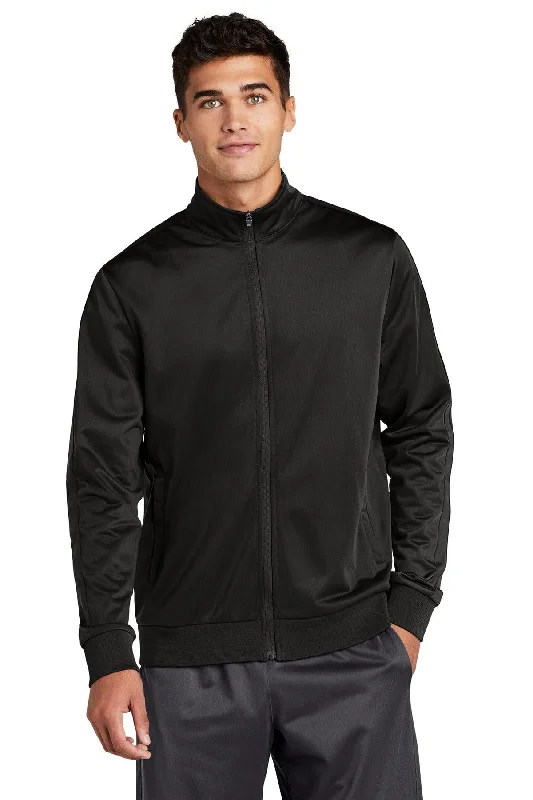Sport-Tek Tricot Sleeve Stripe Track Jacket. JST94 Mesh Jacket Canvas Jacket Denim Jacket Sport-Tek Tricot Sleeve Stripe Track Jacket. JST94 Mesh Jacket Canvas Jacket Denim Jacket