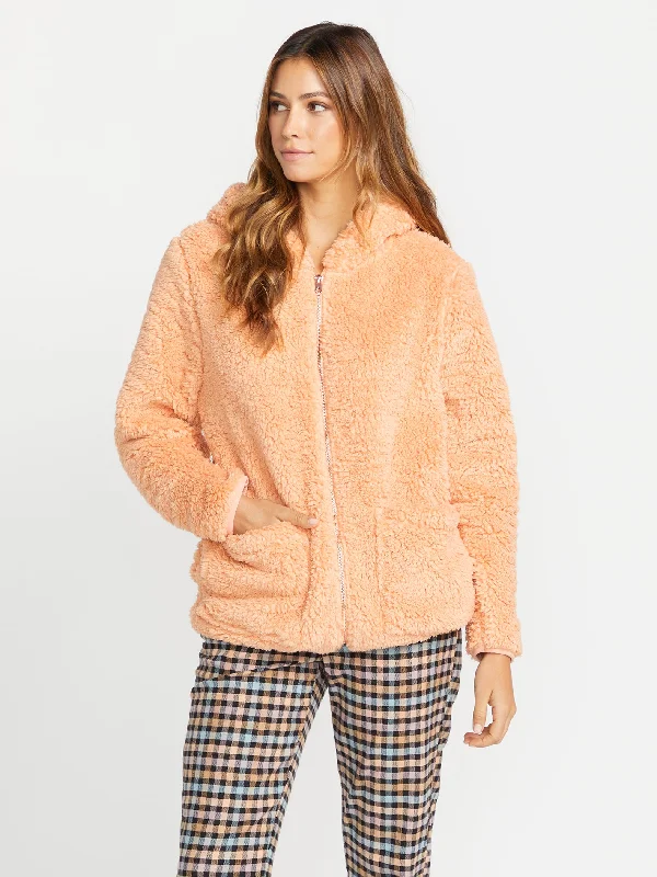 Lived in Lounge Phuz Up Jacket - Clay Zippered Front Buttoned Front Snap Front