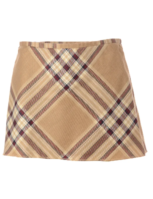 Label Super Short Tartan Skirt tulle skirt dreamy